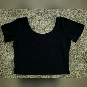 Miami Style | Fitted Crop Top with U-Neckline